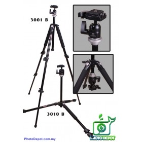 Victory 3001B Aluminium Tripod and Ball head (5KG Load Max)